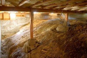 elatively simple crawlspace repair