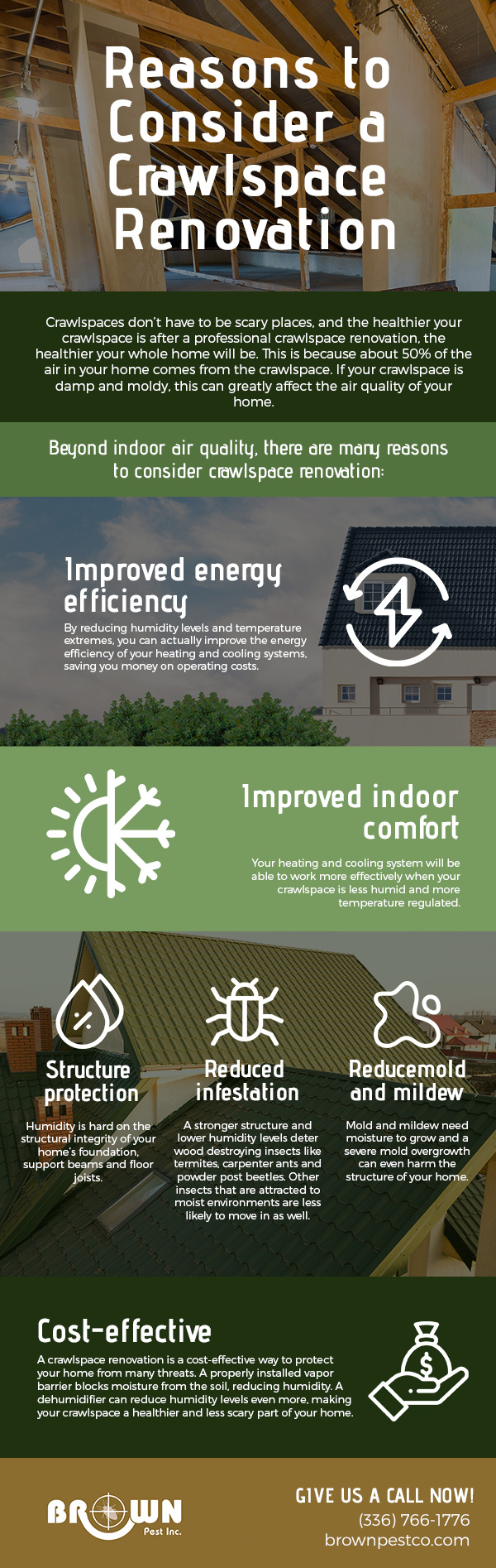 Reasons to Consider a Crawlspace Renovation [infographic]