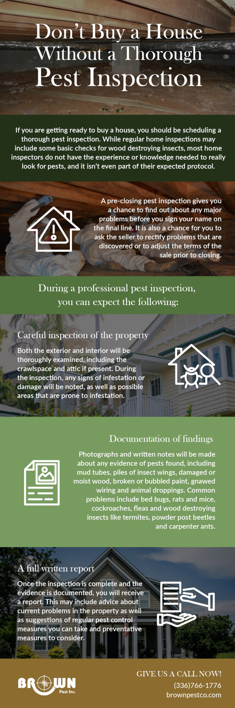 Don’t Buy a House Without a Thorough Pest Inspection [infographic]